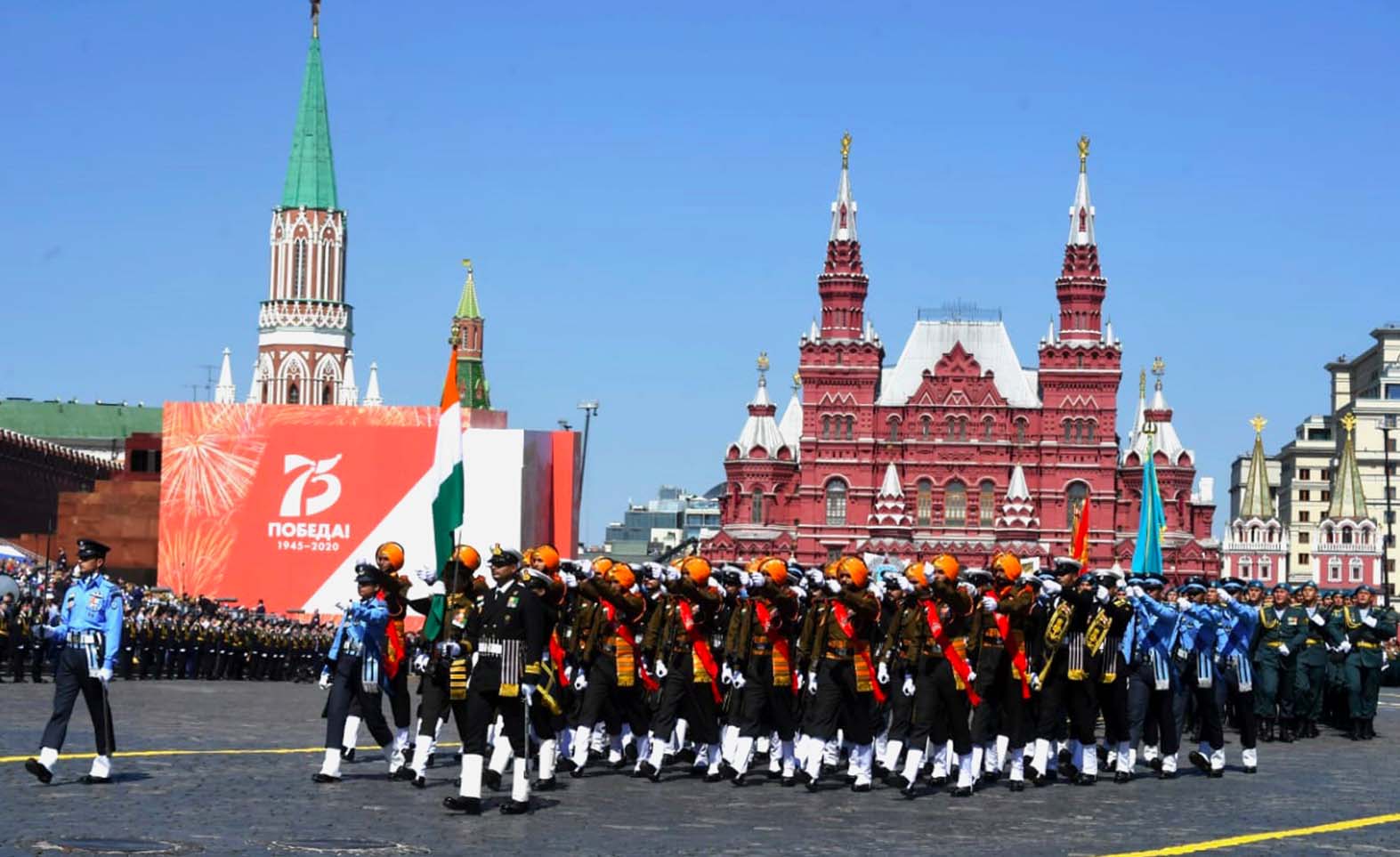 India attends 75th WW II Victory Day Parade in Moscow