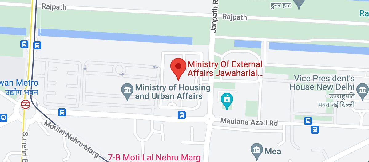 Ministry of external Affairs, New Delhi